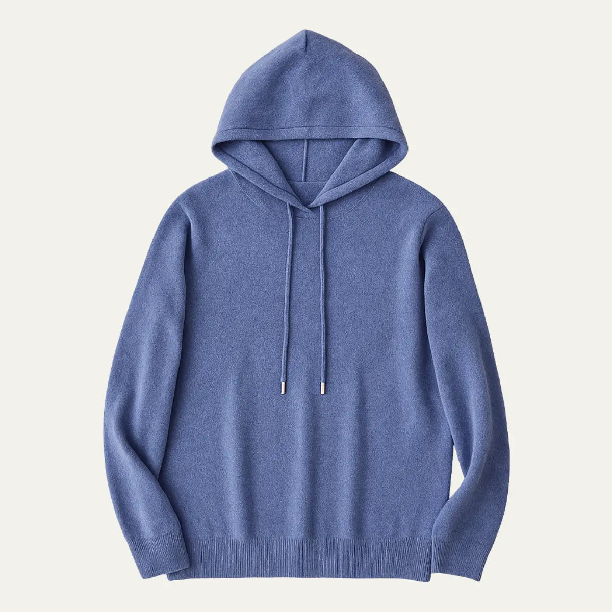 Nicolai | Hoodie Mænd Afslappet Pasform Med Hætte & Ribkanter Til Hverdag