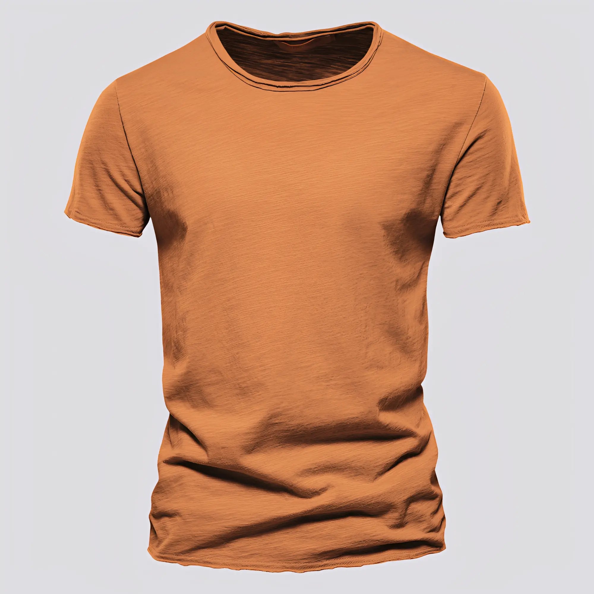 Let T-Shirt til Mænd | Afslappet Pasform med Rund Hals | Komfortabel Sommer Tee 1