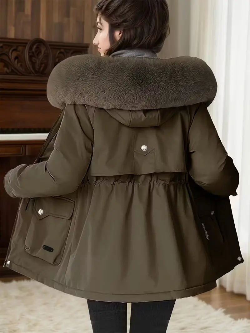 Signe | Vindtæt Lang Vinterjakke Dame