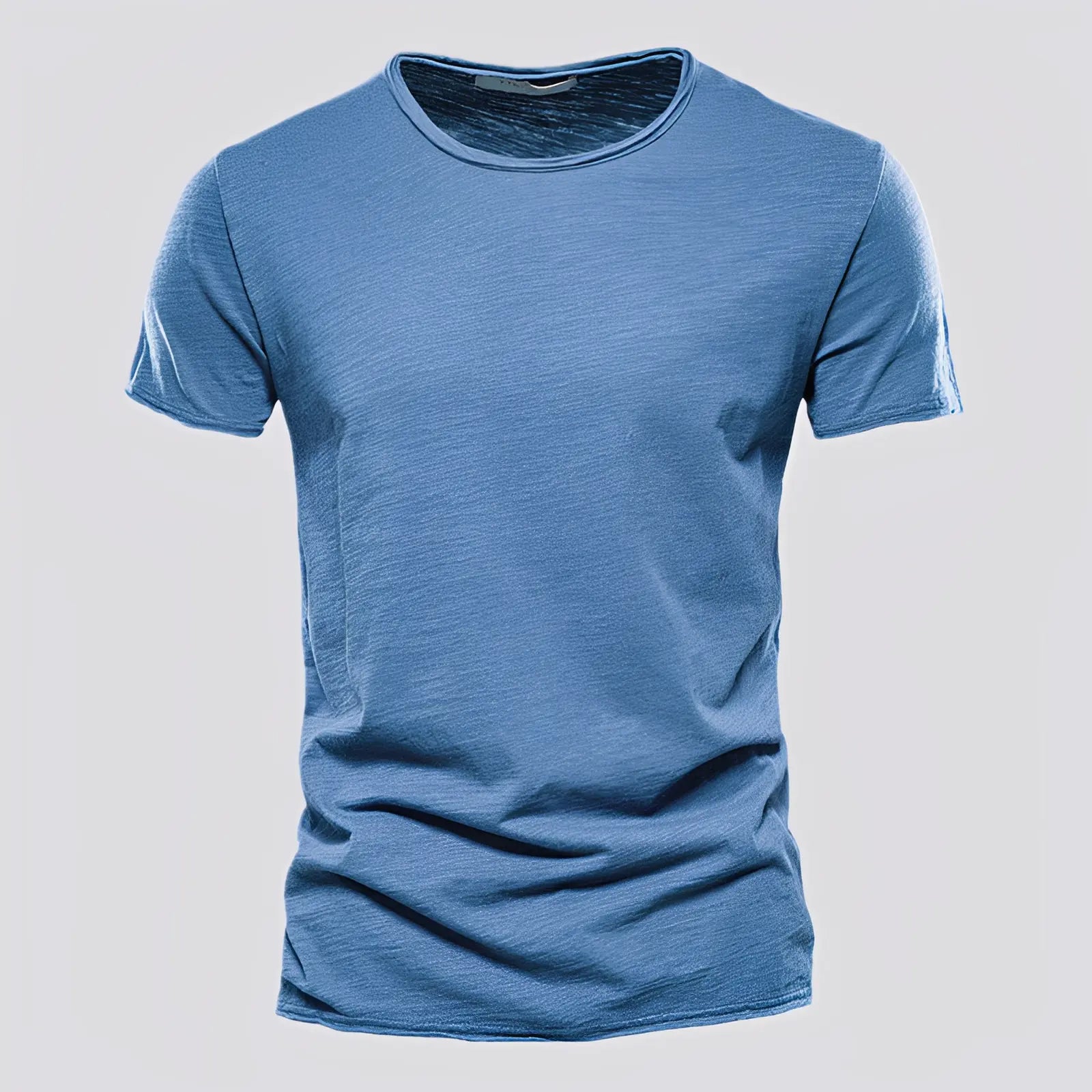 Let T-Shirt til Mænd | Afslappet Pasform med Rund Hals | Komfortabel Sommer Tee 2