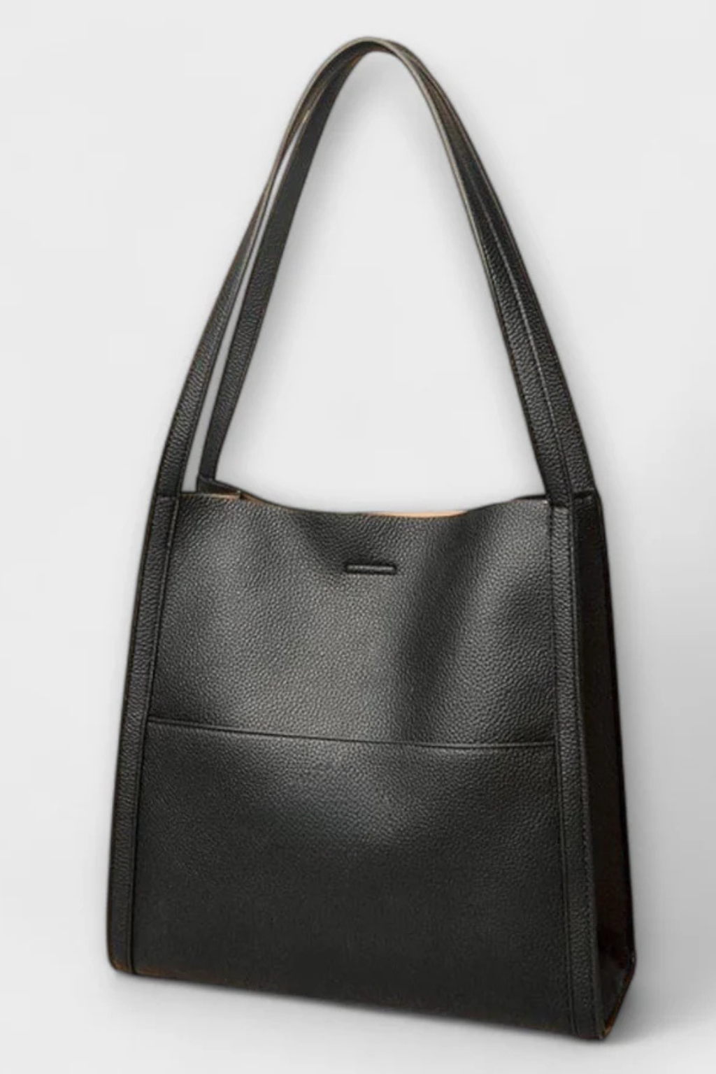 Elegant Tote Taske | Struktureret Design med Frontlomme | Bekvem Taske til Hverdag og Arbejde 14
