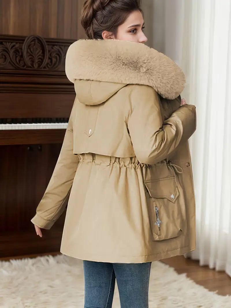 Signe | Vindtæt Lang Vinterjakke Dame