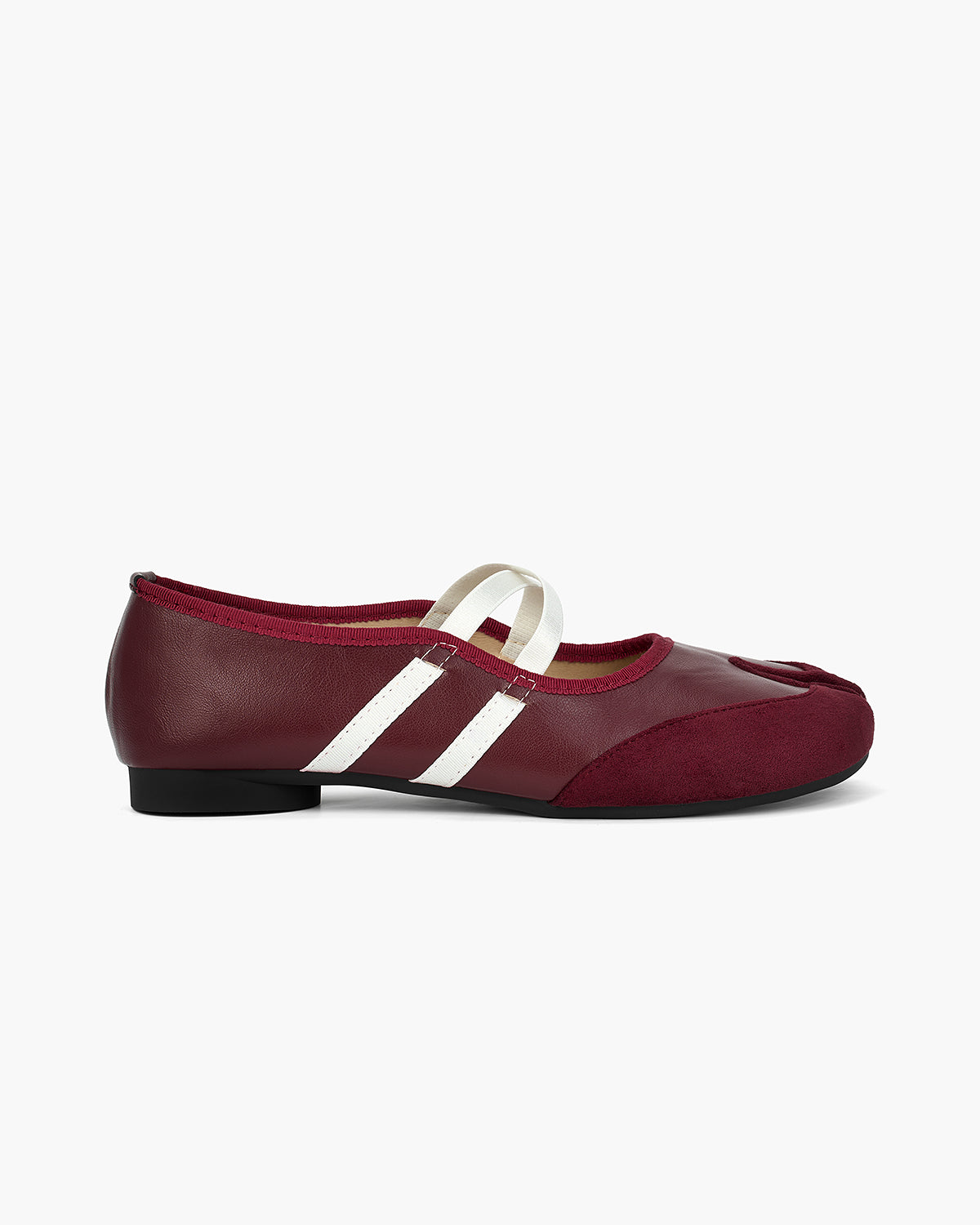 Tabi Sko Dame Ballerina – Split-Toe med Krydsremme
