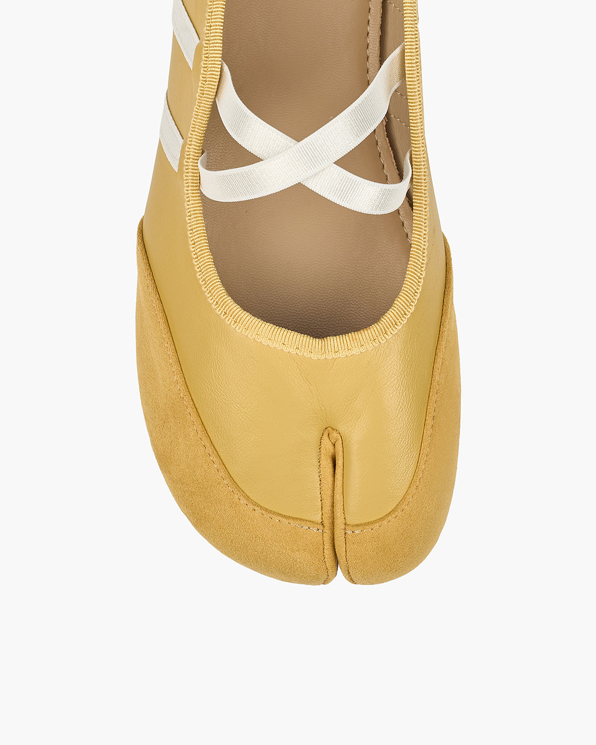 Tabi Sko Dame Ballerina – Split-Toe med Krydsremme