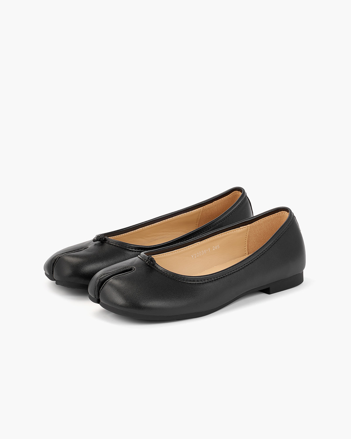 Tabi Ballet Flats Women – Split Toe Microfibre Leather