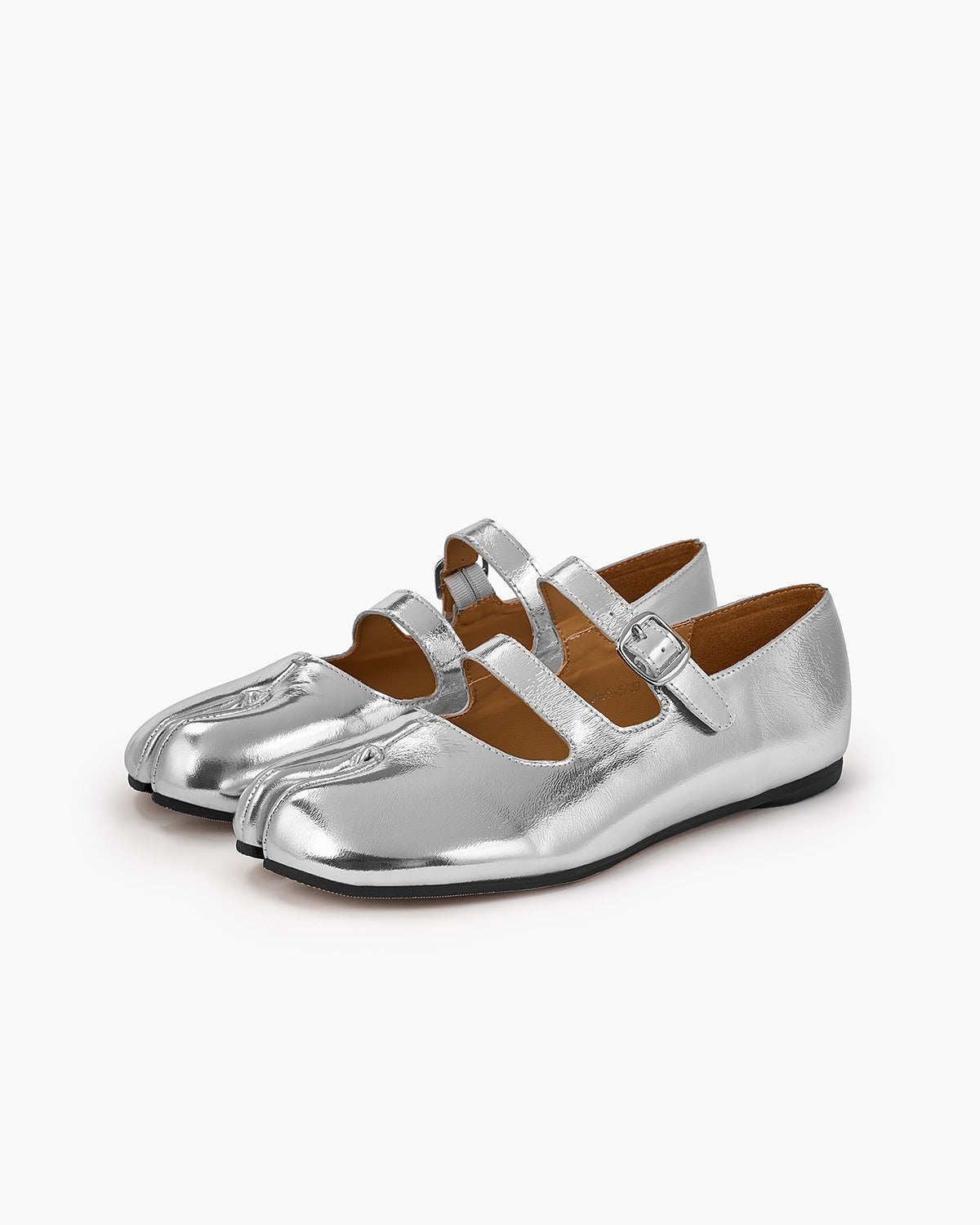 Tabi Ballet Flats Women – Double Strap Genuine Leather