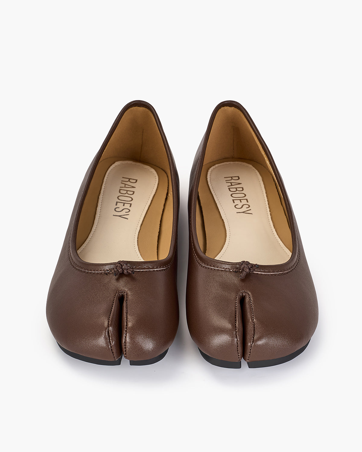 Tabi Ballet Flats Women – Split Toe Microfibre Leather