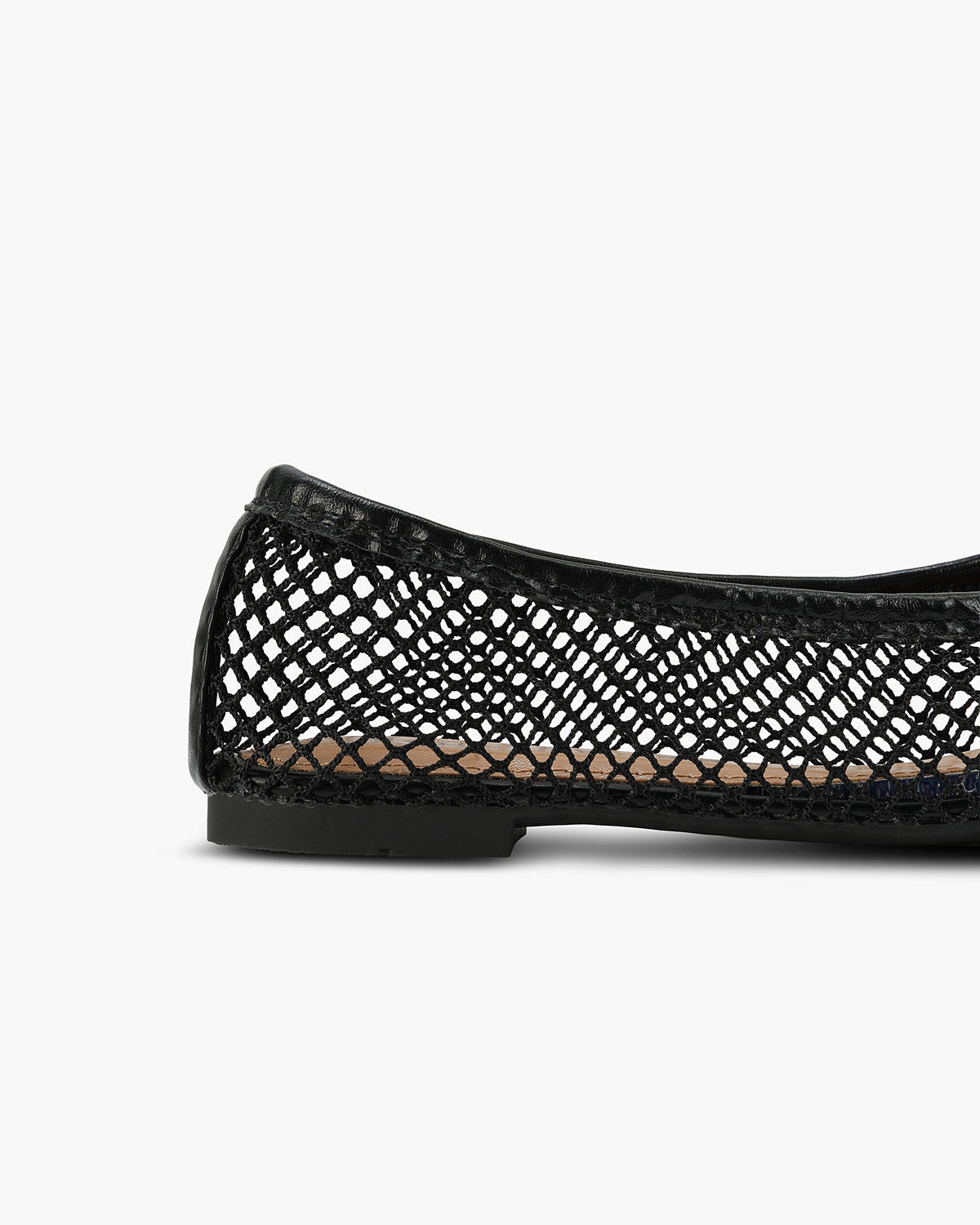 Tabi Ballerina Dame Fishnet – Netstof Sko med Split-Toe