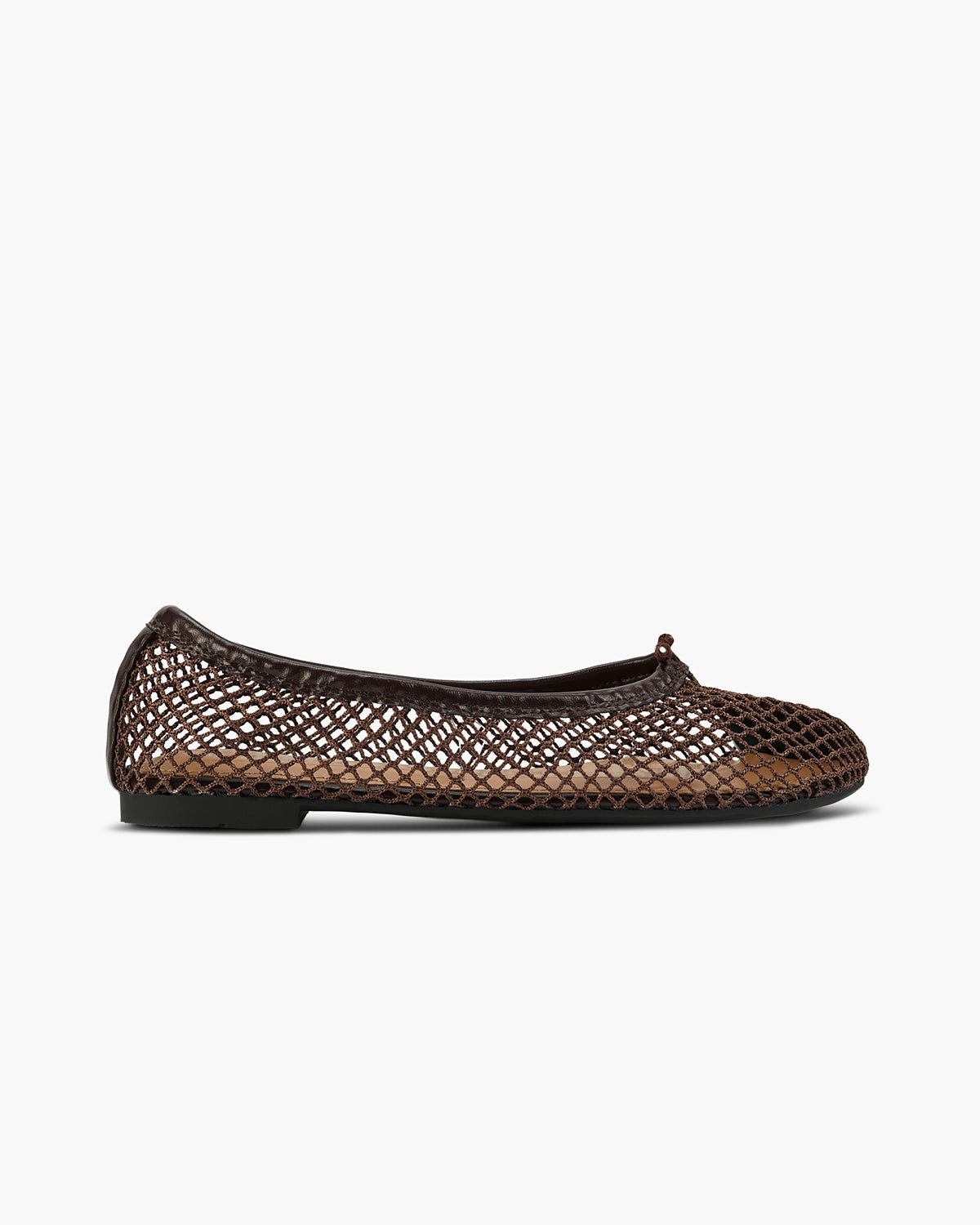 Tabi Ballerina Dame Fishnet – Netstof Sko med Split-Toe