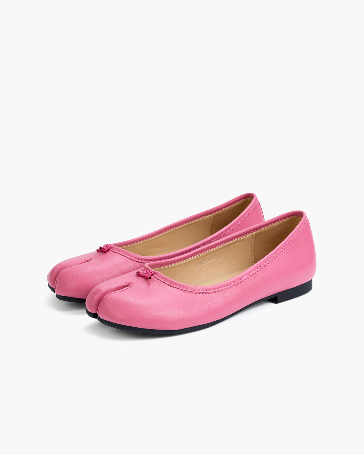 Tabi Ballet Flats Women – Split Toe Microfibre Leather