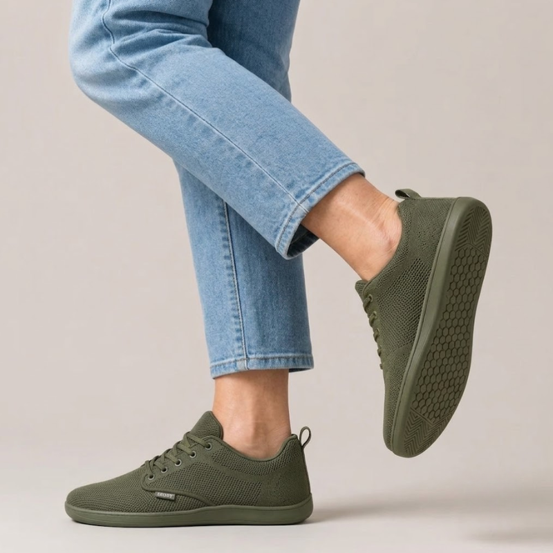 WideStep Wide Fit Sneakers Women – Extra Toe Room, Stretch Knit