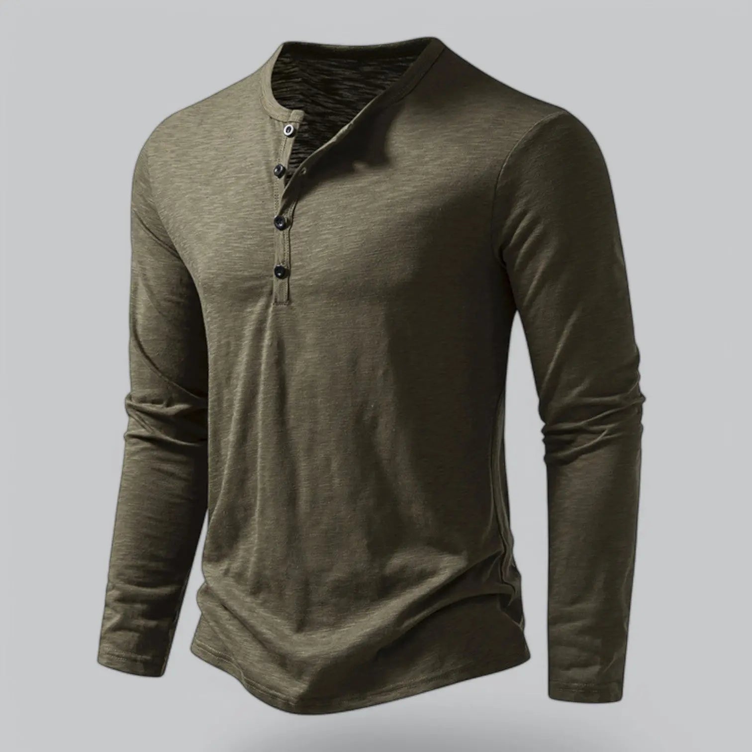 Spraykis | Langærmet Henley T-shirt til Mænd