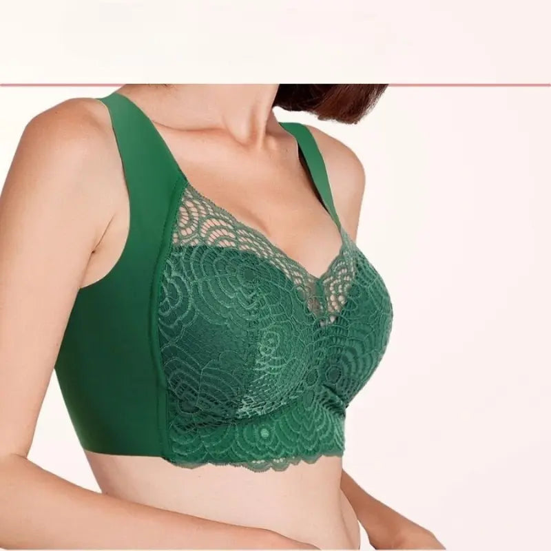 Blonde BH Uden Bøjle | Plus Size Tynd Cup med Elegant Blonde Design | Komfortabel Pasform til Daglig Brug 11