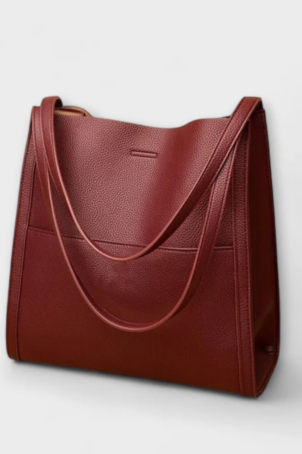 Elegant Tote Taske | Struktureret Design med Frontlomme | Bekvem Taske til Hverdag og Arbejde 3