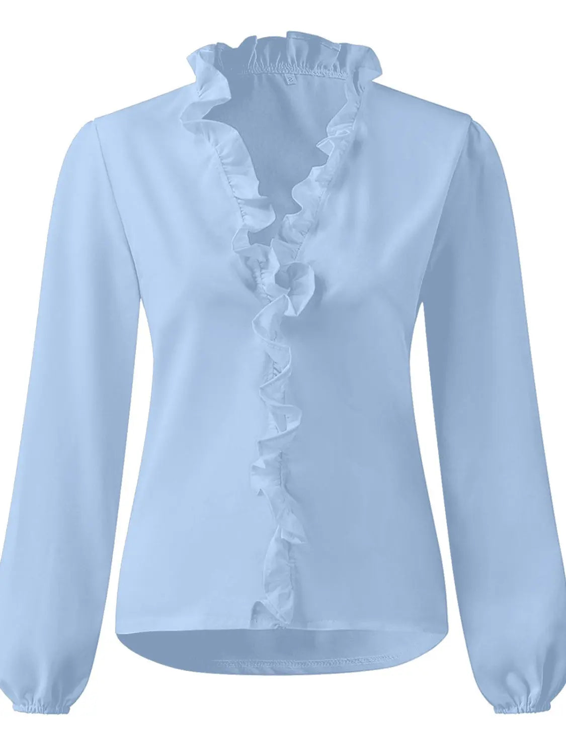 Tove Bluse Dame Flæser V-udskæring – Lange Ærmer 100% Polyester Panorla