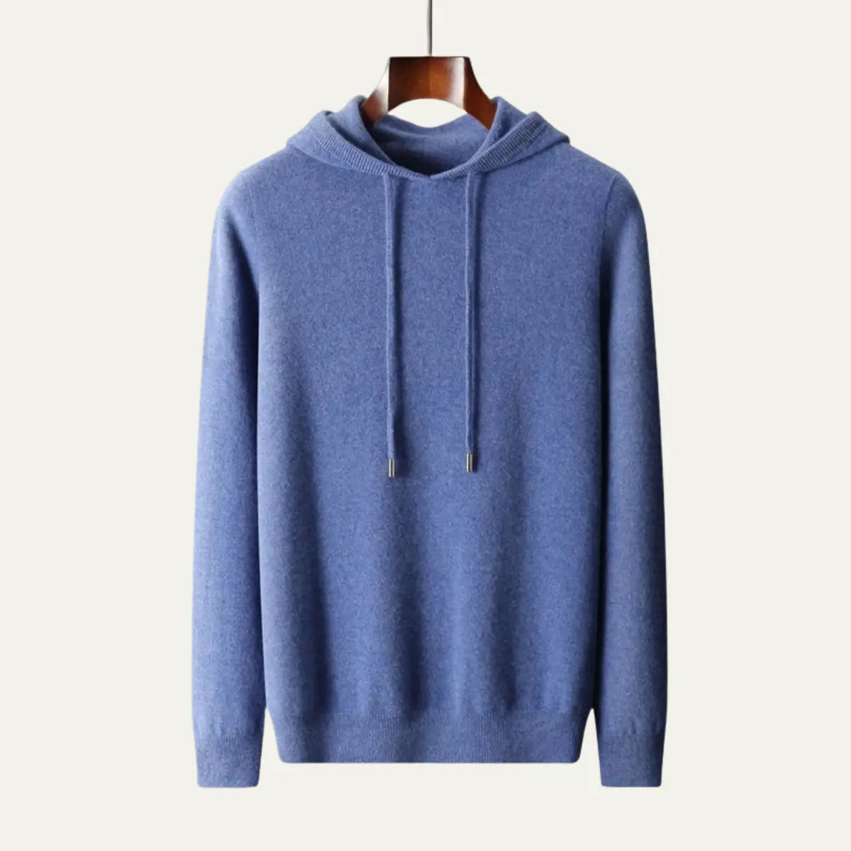 Nicolai | Hoodie Mænd Afslappet Pasform Med Hætte & Ribkanter Til Hverdag