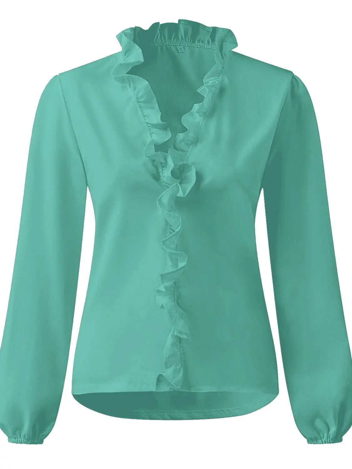 Tove Bluse Dame Flæser V-udskæring – Lange Ærmer 100% Polyester Panorla