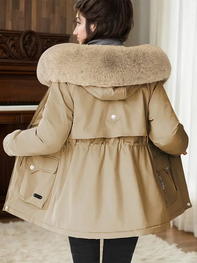 Signe | Vindtæt Lang Vinterjakke Dame