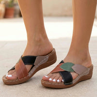 Kilehæle Sandaler Dame – Komfortable Sommer Slides med Kilehæl