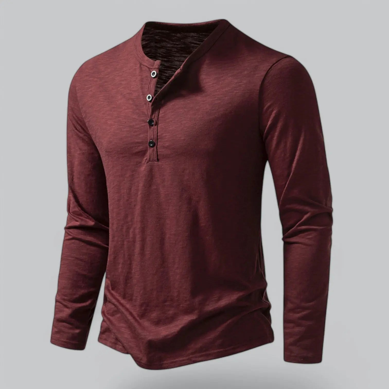 Spraykis | Langærmet Henley T-shirt til Mænd