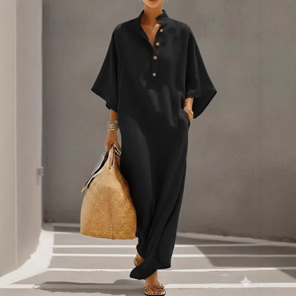 Sukienka Maxi w Stylu Resort – Lekka Letnia
