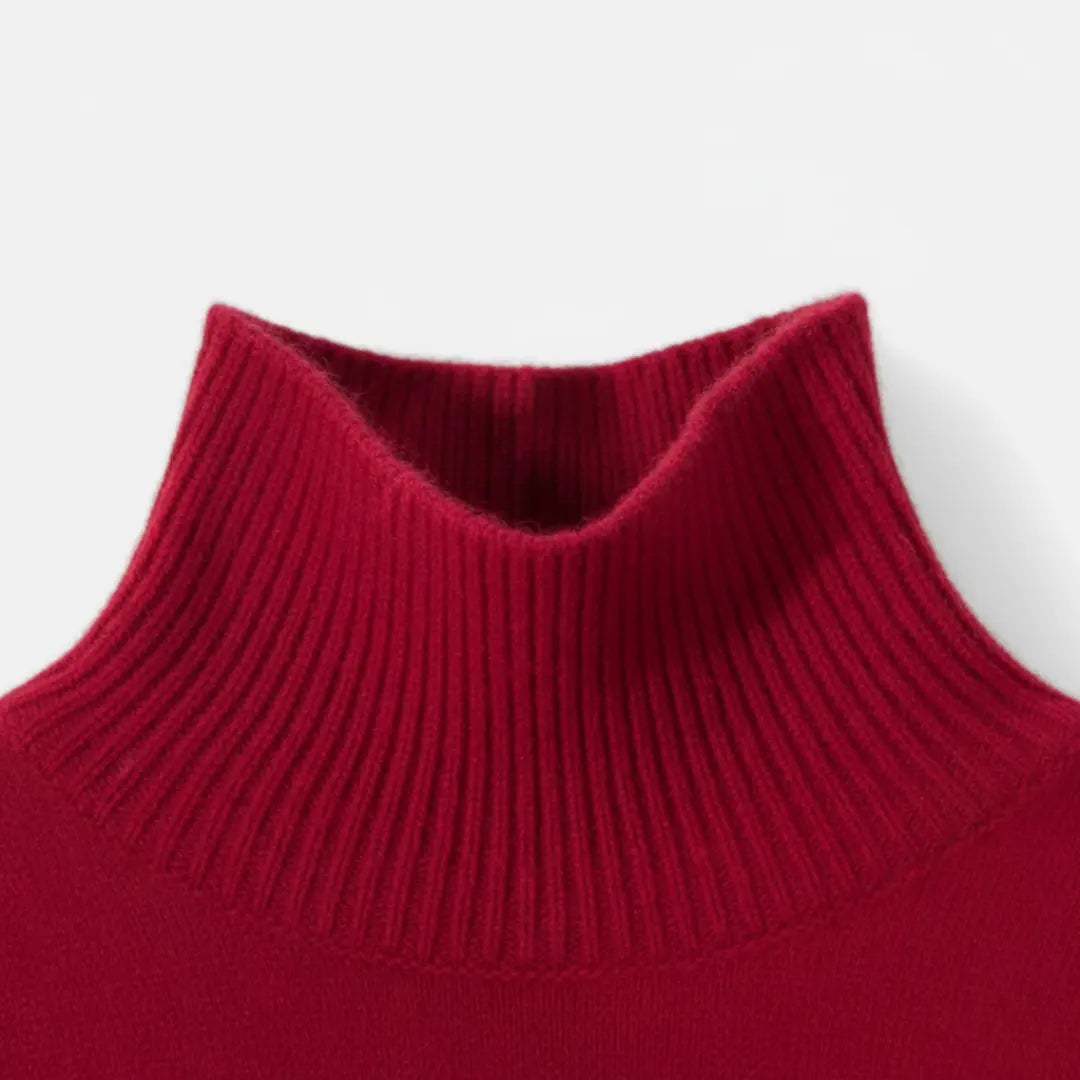 Nora | Sweater Dame – Rullekrave, Blød Komfort & Varm Pasform Til Vinter