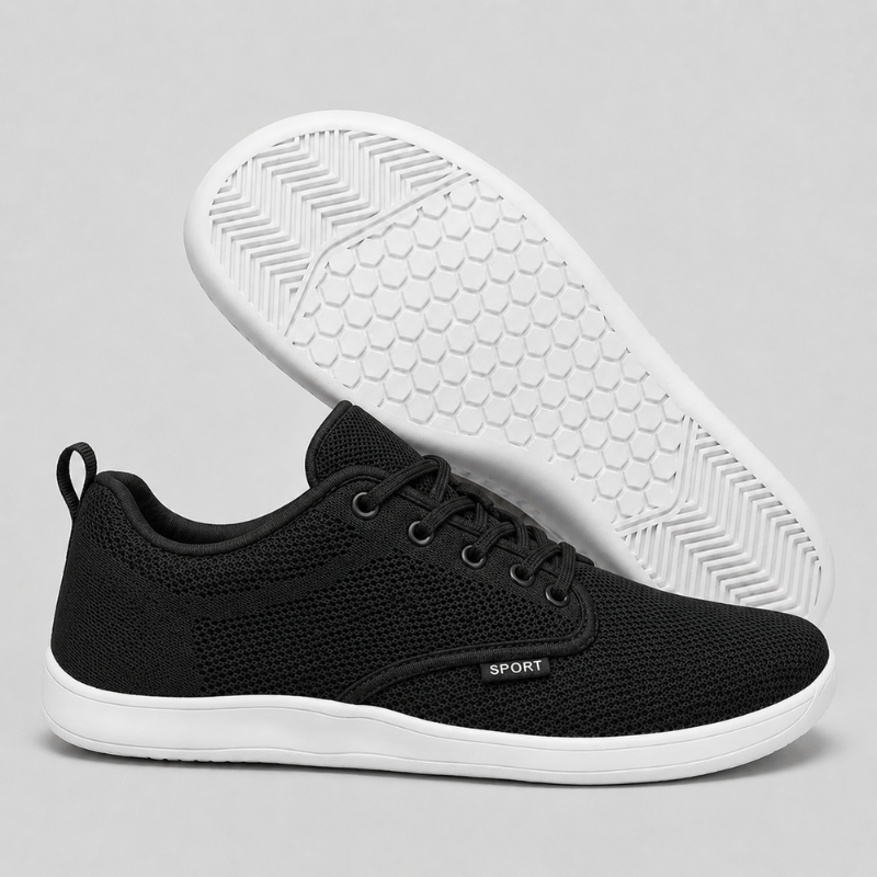 WideStep Wide Fit Sneakers Women – Extra Toe Room, Stretch Knit