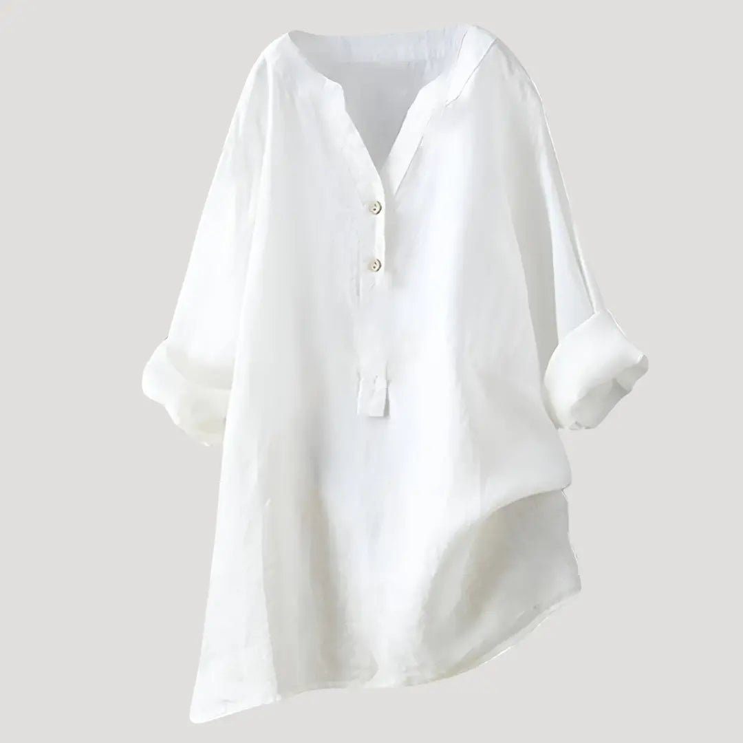 Løs Langline Tunikatop til Kvinder med Åndbart Stof | Perfekt til Sommer og Hverdag 6