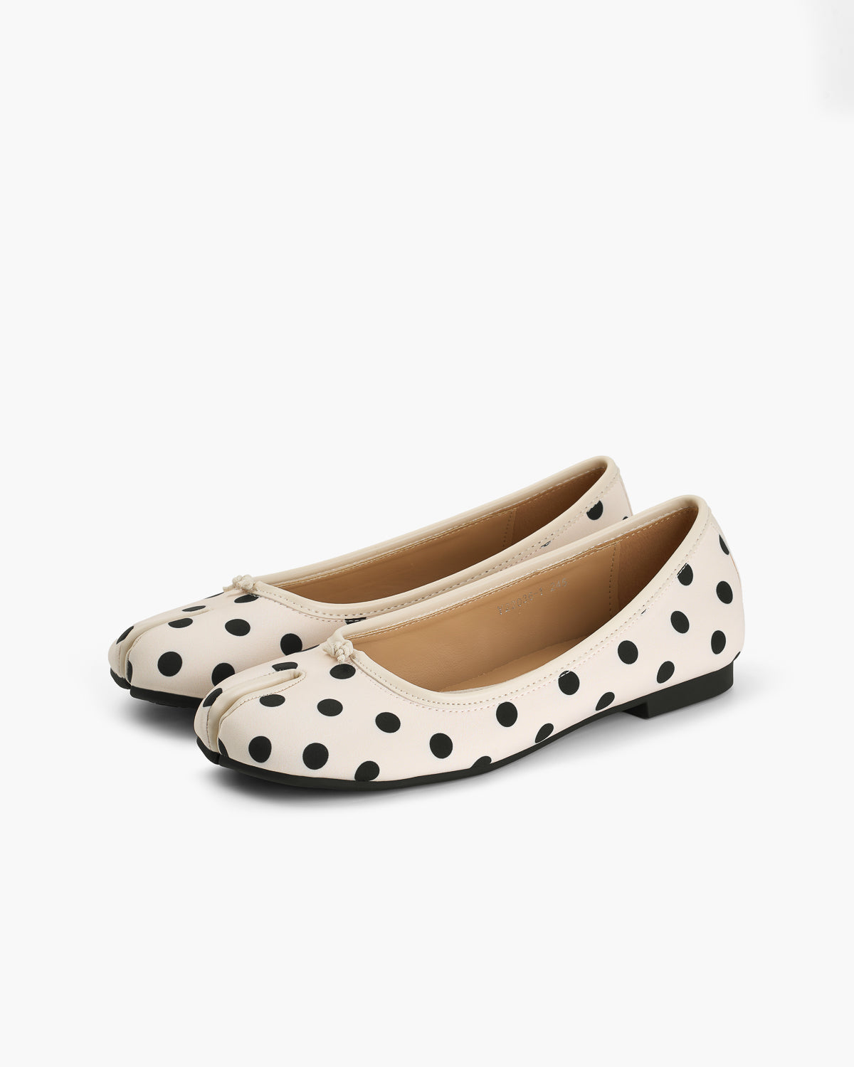 Tabi Ballet Flats Women – Polka Dot Split Toe Fabric