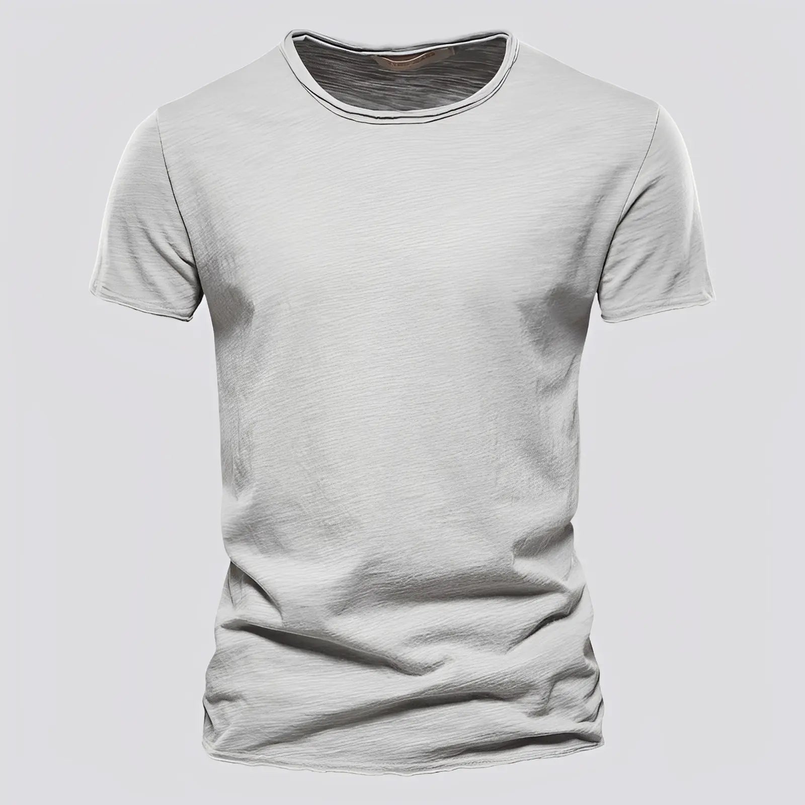 Let T-Shirt til Mænd | Afslappet Pasform med Rund Hals | Komfortabel Sommer Tee 3