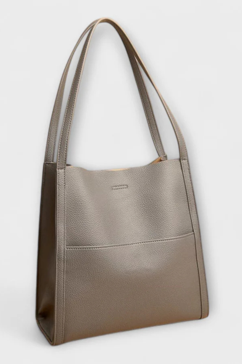 Elegant Tote Taske | Struktureret Design med Frontlomme | Bekvem Taske til Hverdag og Arbejde 9
