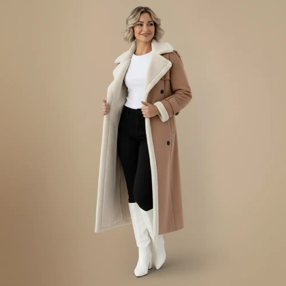 Freja | Varm Lang Frakke Dame