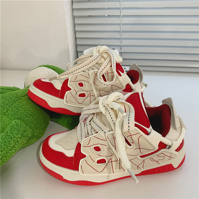 Chunky Sneakers Dame Retro – Sporty Sneakers i Flere Farver