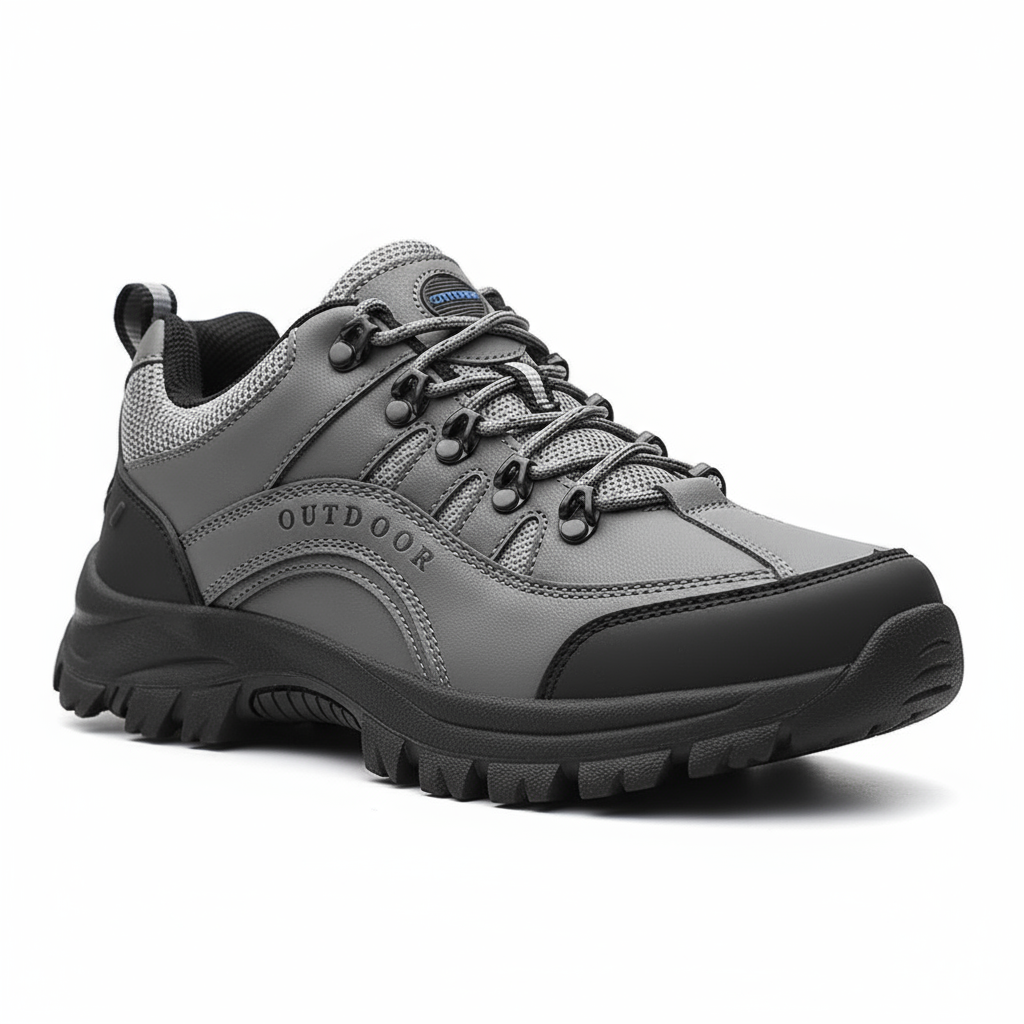 Ortopædiske Vandresko Herre med Komfortabel Støtte og Slidstærk Gummisål – Ideel til Vandring og Udendørs Aktiviteter 8