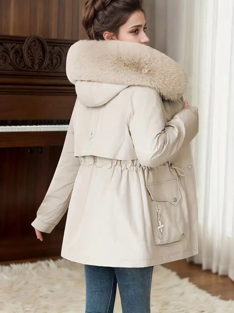 Signe | Vindtæt Lang Vinterjakke Dame