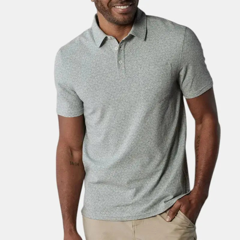 Men's Polo Shirt | Regular Fit with Breathable Cotton Blend | Stylish Comfort for Spring and Summer 1