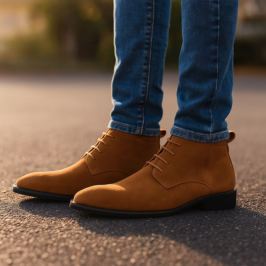 Jonas | Classic Suede Desert Boots for Men