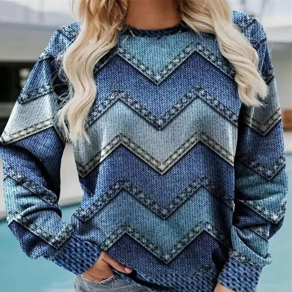 Løs Trøje til Kvinder | Komfortabel Sweater med Lange Ærmer | Alsidig Design til Alle Sæsoner 2