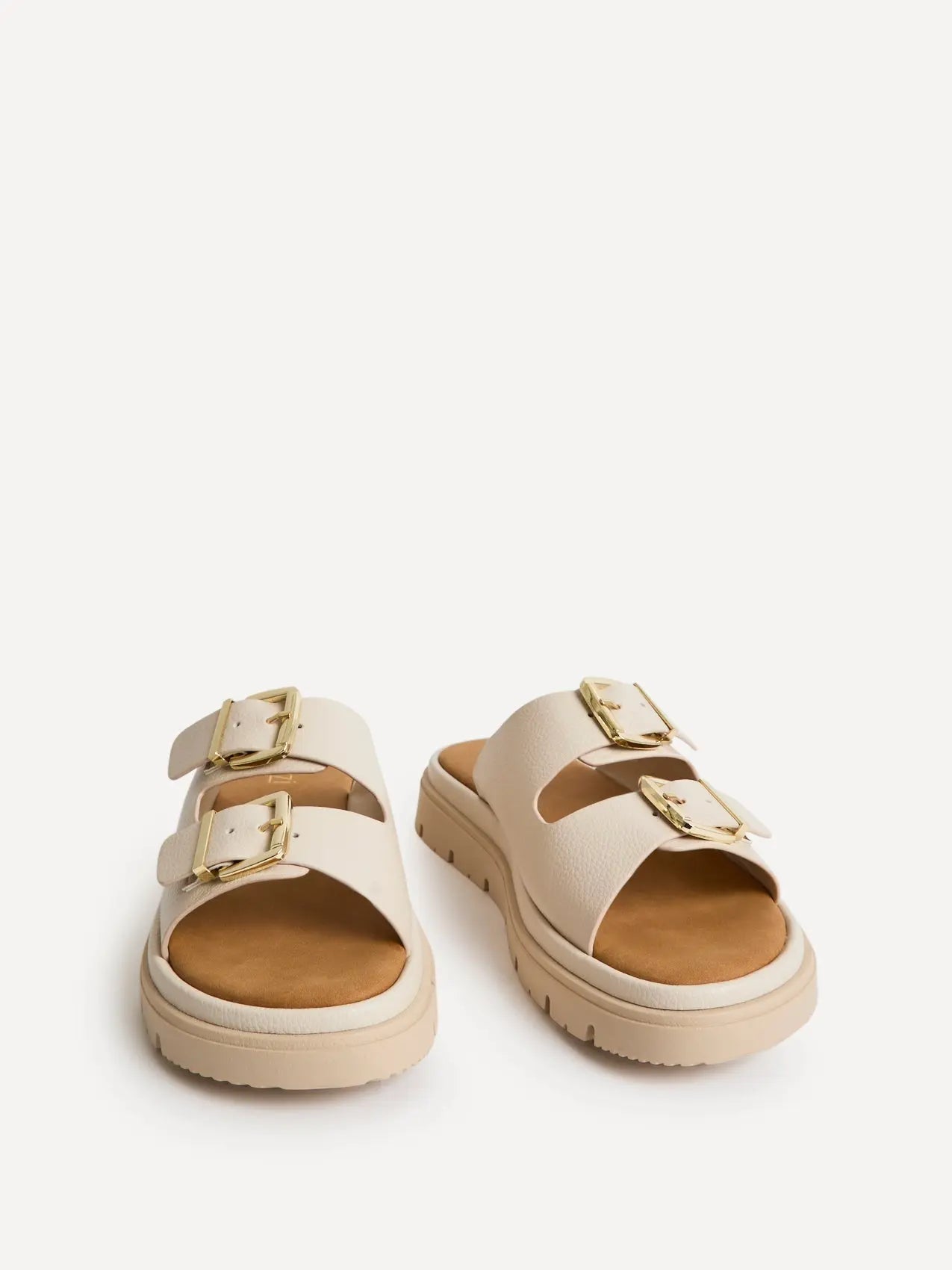 Flade Sommerdame Sandaler med Dobbelt Spænde & Blød Indersål | Komfortabel Design til Varme Dage 4