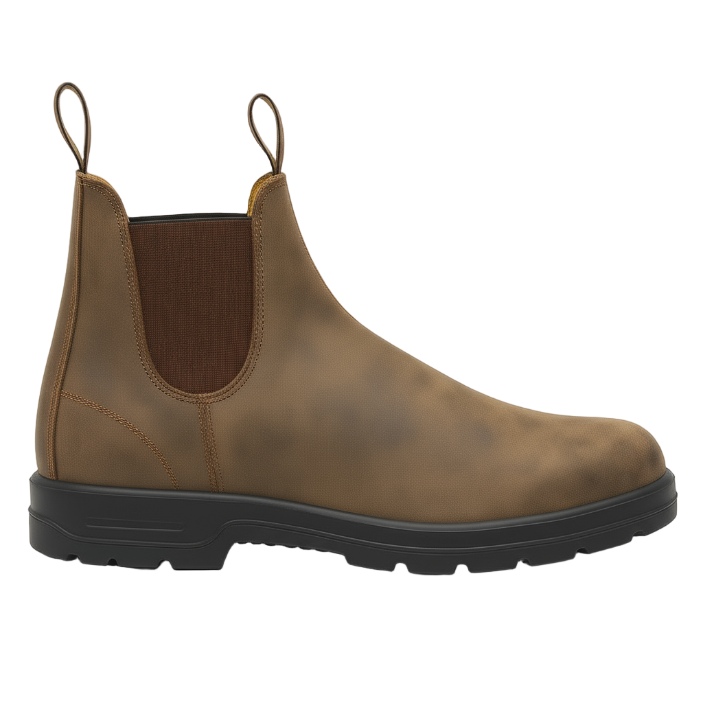 Panorla | Chelsea Støvler med Grov Sål