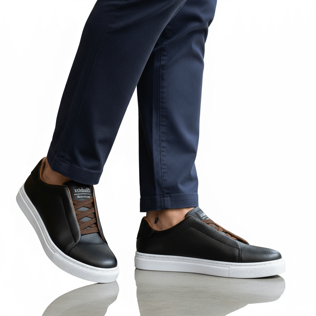 Panorla | Timeless Leather Sneakers