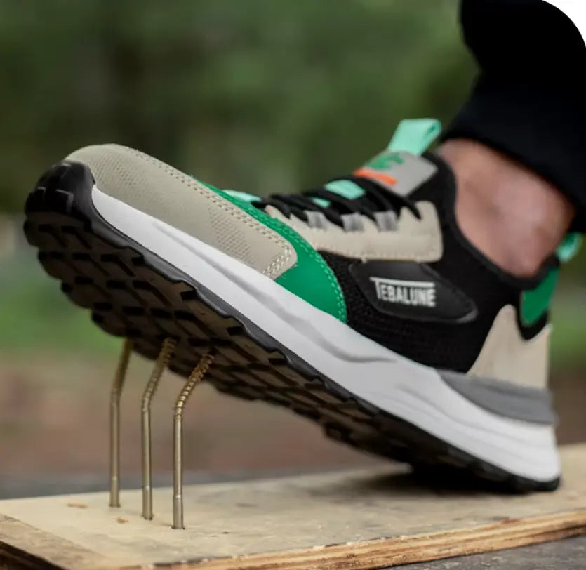 Sikkerhedssko | Åndbare Arbejdssko med Kompositkappe | Let og Skridsikker Beskyttelse til Mænd 4