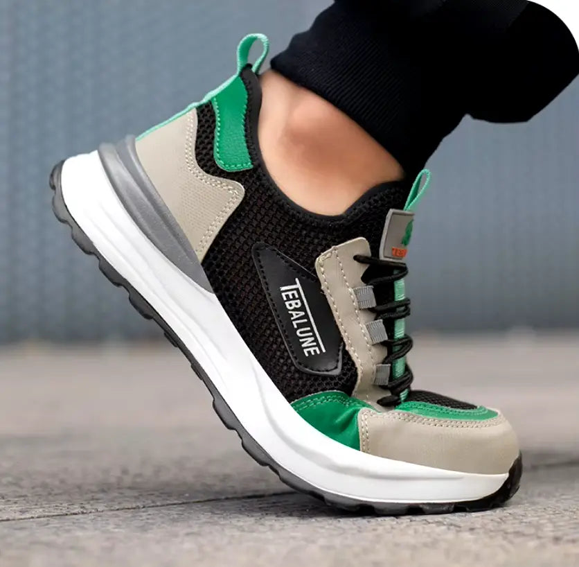 Sikkerhedssko | Åndbare Arbejdssko med Kompositkappe | Let og Skridsikker Beskyttelse til Mænd 5