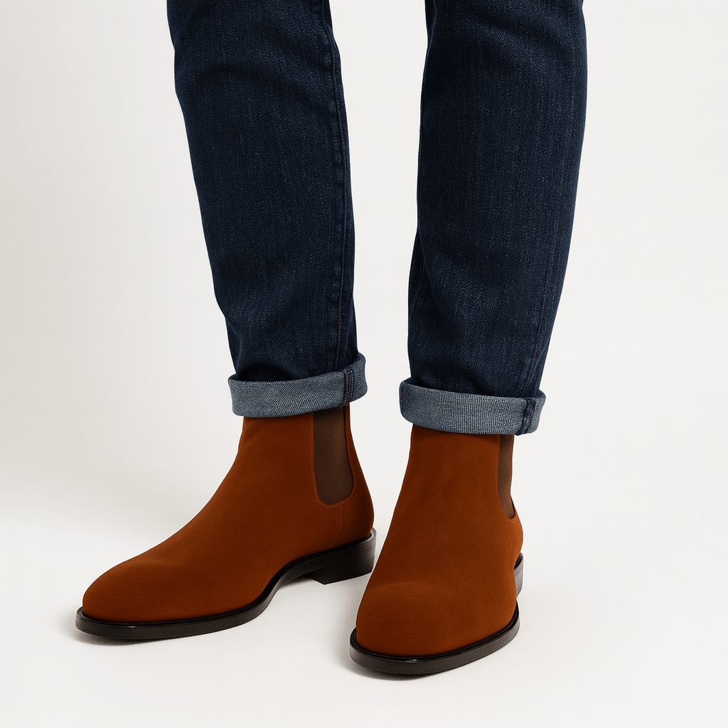 Panorla | Chelsea Boots in Suede Look
