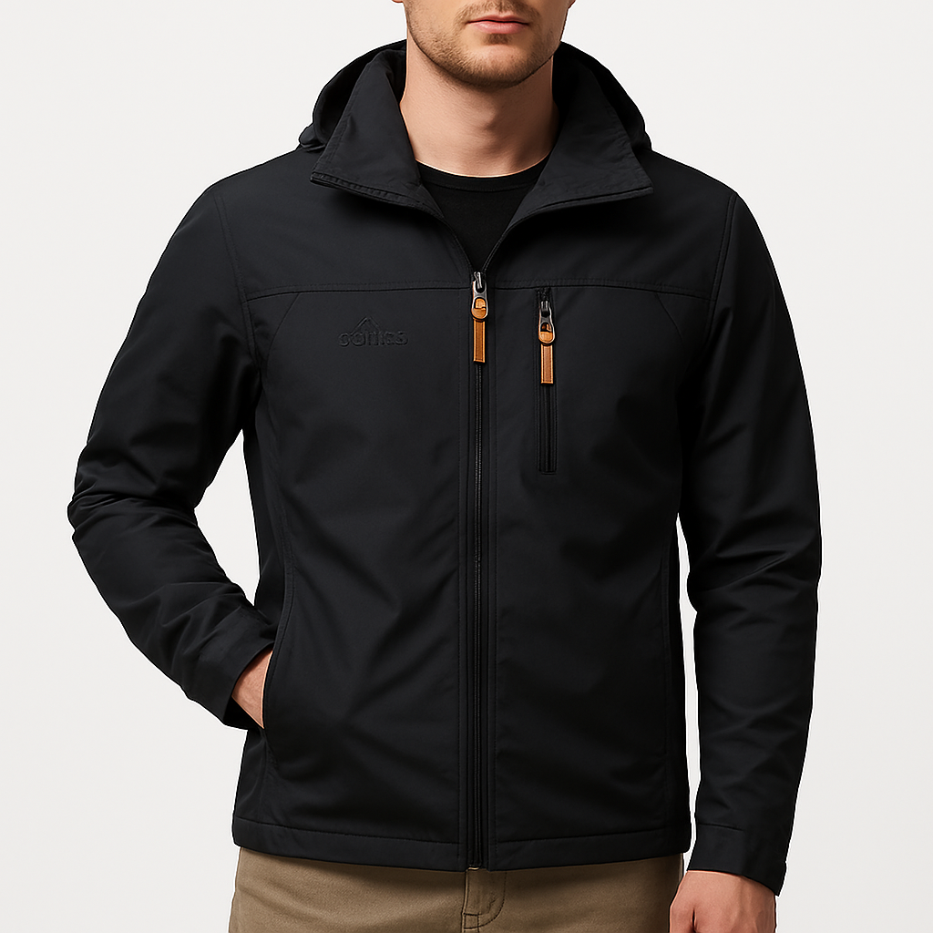 Stylish Waterproof Jacket for Men, Lightweight Packable Rain Coat with Breathable Comfort - Perfect for All Seasons 1