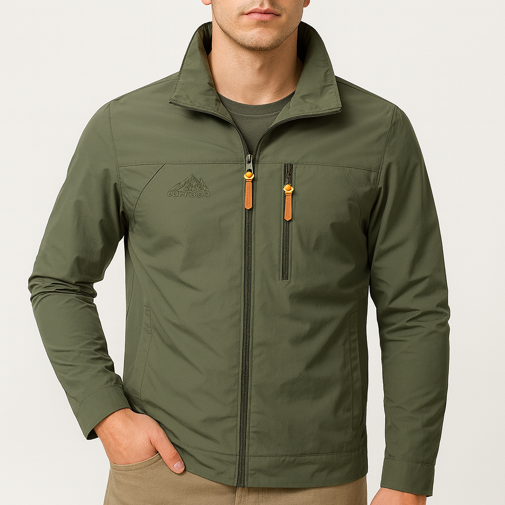 Stylish Waterproof Jacket for Men, Lightweight Packable Rain Coat with Breathable Comfort - Perfect for All Seasons 3