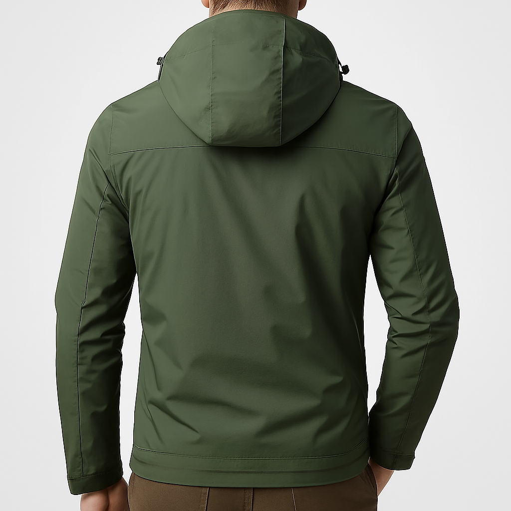 Stylish Waterproof Jacket for Men, Lightweight Packable Rain Coat with Breathable Comfort - Perfect for All Seasons 4