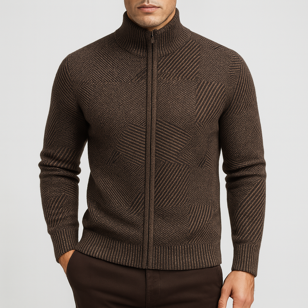 Panorla | Lounge Cardigan med lynlås 1