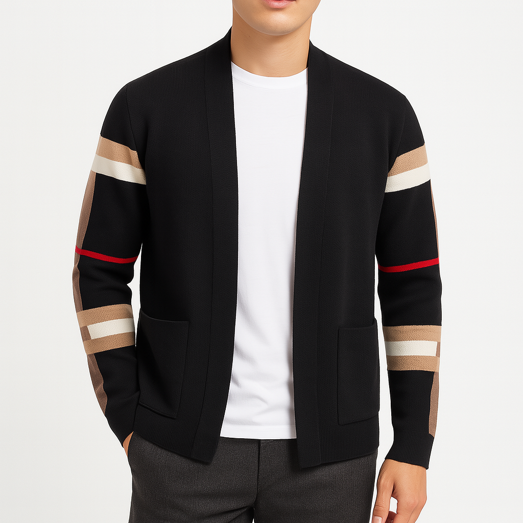 Panorla | Stribet Cardigan 2