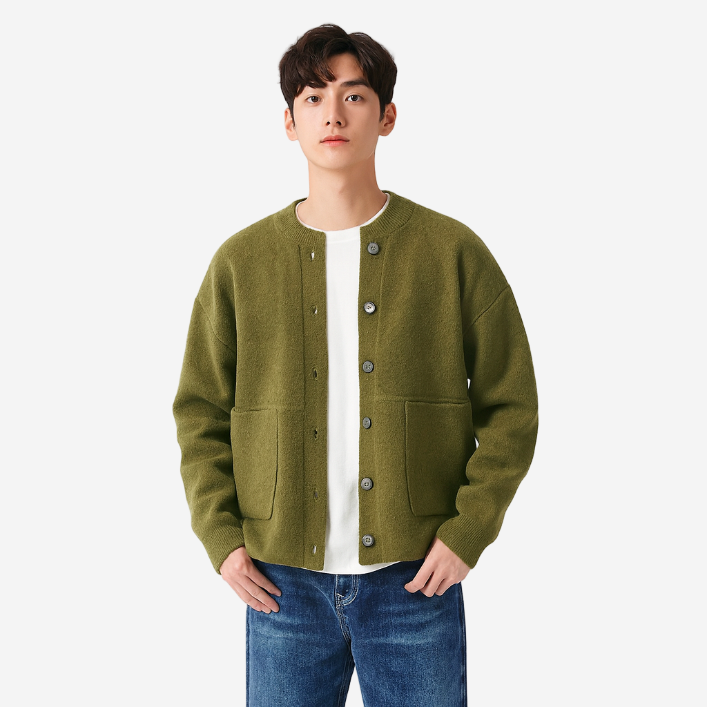 Classic Knit Cardigan | Men's Cardigan with Button Closure | Soft, Breathable Fabric for Cozy Layering 12